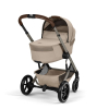 Коляска 3 в 1 Cybex Balios S Lux 2026 цвет Almond Beige (складная люлька)