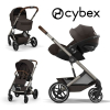 Коляска 3 в 1 Cybex Balios S Lux 2026 цвет Chocolate Brown (складная люлька)