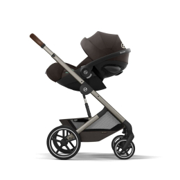 Коляска 3 в 1 Cybex Balios S Lux 2026 цвет Chocolate Brown (складная люлька)