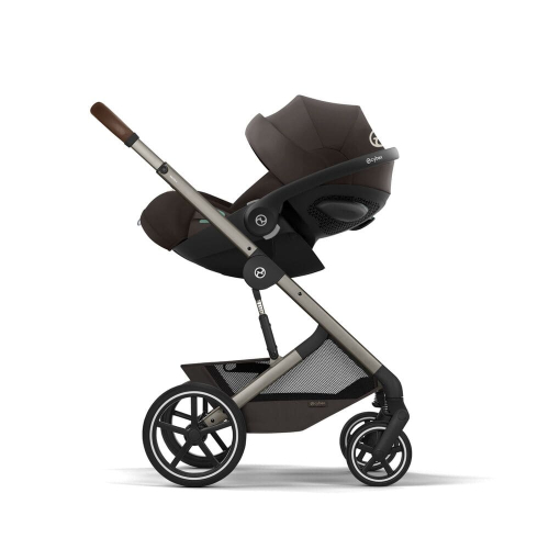 Коляска 3 в 1 Cybex Balios S Lux 2026 цвет Chocolate Brown (складная люлька)