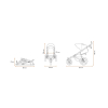 Прогулочная коляска Thule Urban Glide 3 цвет Tinted Taupe