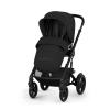 Коляска 2 в 1 Cybex Talos S Lux 2026 Moon Black со складной люлькой Talos Fold Cot