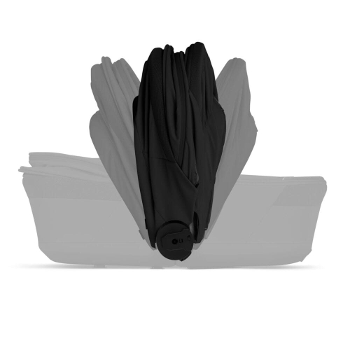 Коляска 2 в 1 Cybex Talos S Lux 2026 Moon Black со складной люлькой Talos Fold Cot