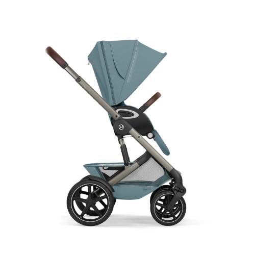 Коляска 2 в 1 Cybex Talos S Lux 2026 Stormy Blue со складной люлькой Talos Fold Cot
