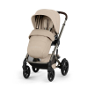 Коляска 2 в 1 Cybex Talos S Lux 2026 Almond Beige со складной люлькой Talos Fold Cot