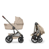 Коляска 2 в 1 Cybex Talos S Lux 2026 Almond Beige со складной люлькой Talos Fold Cot