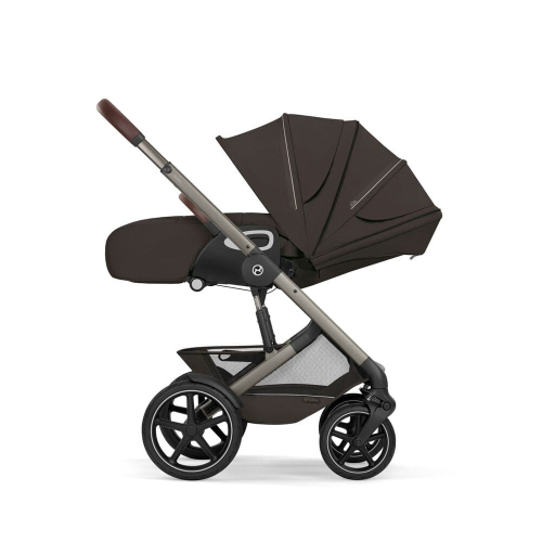 Коляска 2 в 1 Cybex Talos S Lux 2026 Chocolate Brown со складной люлькой Talos Fold