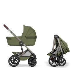 Коляска 2 в 1 Cybex Talos S Lux 2026 Moss Green со складной люлькой Talos Fold