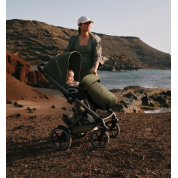 Коляска 2 в 1 Cybex Talos S Lux 2026 Moss Green со складной люлькой Talos Fold