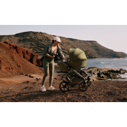 Коляска 2 в 1 Cybex Talos S Lux 2026 Moss Green со складной люлькой Talos Fold