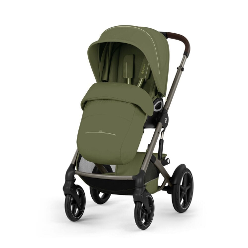Коляска 2 в 1 Cybex Talos S Lux 2026 Moss Green со складной люлькой Talos Fold