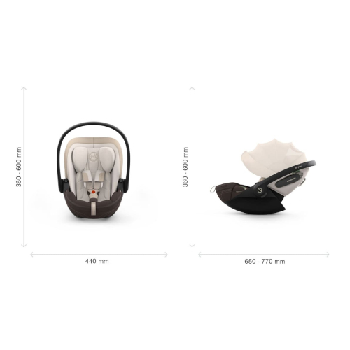 Автокресло Cybex Cloud S ткань Style цвет Off White