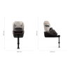 Автокресло Cybex Anoris Si Airbag с базой Base S ткань Comfort цвет Sepia Black
