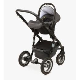 Коляска 3 в 1 Riko Bruno 01 серый-графит