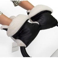 Меховая муфта-рукавички для коляски Esspero Margareta из 100 % натуральной шерсти