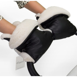 Меховая муфта-рукавички для коляски Esspero Margareta из 100 % натуральной шерсти