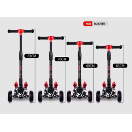 Самокат с дымом и турбинами Scooter (Розовый)