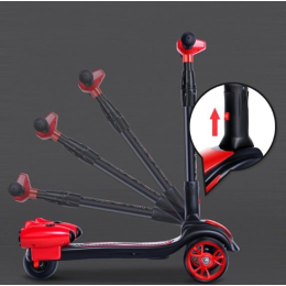 Самокат с дымом и турбинами Scooter (Розовый)