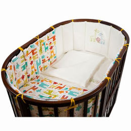Комплект в кровать Nuovita Giraffe, 6 предметов