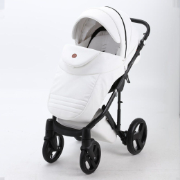 Коляска 2 в 1 Bebe-mobile Marconi 100% эко-кожа 