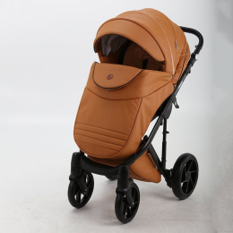 Коляска 2 в 1 Bebe-mobile Marconi 100% эко-кожа 