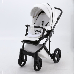 Коляска 2 в 1 Bebe-mobile Marconi 100% эко-кожа 