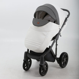 Коляска 2 в 1 Bebe-mobile Marconi 100% эко-кожа 