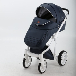Коляска 2 в 1 Bebe-mobile Marconi 100% эко-кожа 