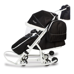 Санки-коляска Pikate Arctic, Черный