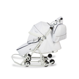 Санки-коляска Pikate Arctic, Белый