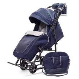 Санки-коляски Pikate Deluxe, Sapphire (Синий)