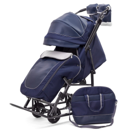 Санки-коляски Pikate Deluxe, Sapphire (Синий)