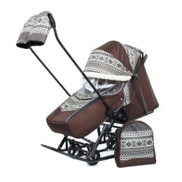 Санки-коляски Pikate Скандинавия, Шоколад
