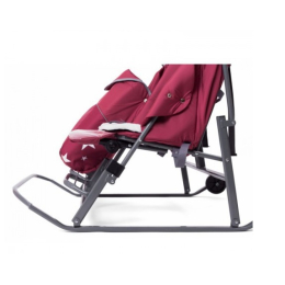 Санки-коляски Pikate Звезды Twin, Бордо