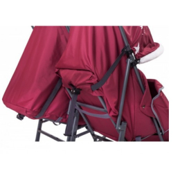 Санки-коляски Pikate Звезды Twin, Бордо