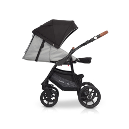 Коляска 2 в 1 Riko Basic Bella Lux, 02 серый