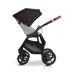 Коляска 2 в 1 Riko Basic Bella Lux, 02 серый
