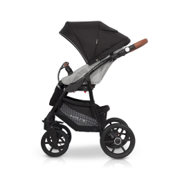 Коляска 2 в 1 Riko Basic Bella Lux, 02 серый