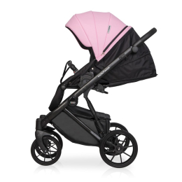 Коляска 3 в 1 Riko Basic Montana Ecco, 14 Rose (светло-розовый)