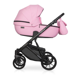 Коляска 3 в 1 Riko Basic Montana Ecco, 14 Rose (светло-розовый)