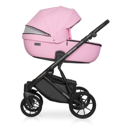 Коляска 3 в 1 Riko Basic Montana Ecco, 14 Rose (светло-розовый)