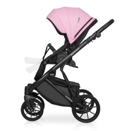 Коляска 3 в 1 Riko Basic Montana Ecco, 14 Rose (светло-розовый)