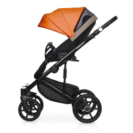Коляска 3 в 1 Riko Basic Ozon Ecco, 24 абрикосовый-бежевый