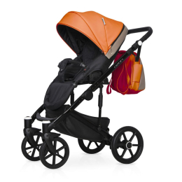 Коляска 3 в 1 Riko Basic Ozon Ecco, 24 абрикосовый-бежевый