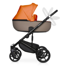 Коляска 3 в 1 Riko Basic Ozon Ecco, 24 абрикосовый-бежевый