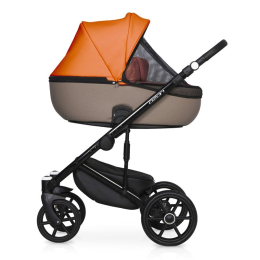 Коляска 3 в 1 Riko Basic Ozon Ecco, 24 абрикосовый-бежевый