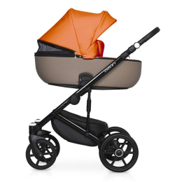 Коляска 3 в 1 Riko Basic Ozon Ecco, 24 абрикосовый-бежевый