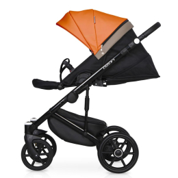 Коляска 3 в 1 Riko Basic Ozon Ecco, 24 абрикосовый-бежевый
