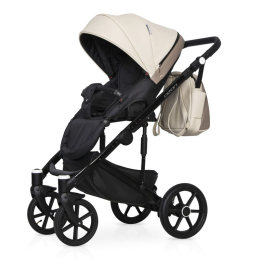 Коляска 2 в 1 Riko Basic Ozon Ecco, 25 слоновая кость-бежевый