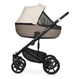 Коляска 2 в 1 Riko Basic Ozon Ecco, 25 слоновая кость-бежевый